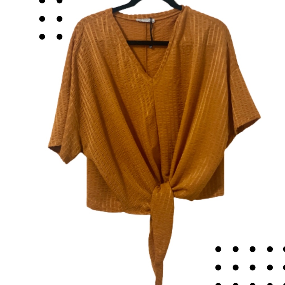 Zara Yellow Gold Blouse (Small)